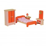 Set mobilier Dormitor  pentru casute de papusi WoodyLand